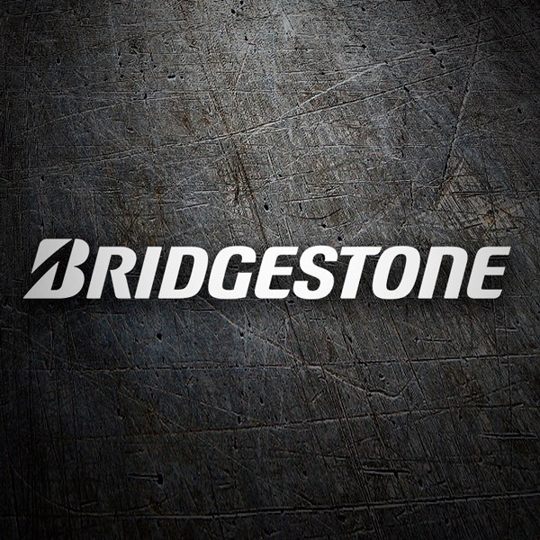 Pegatinas: Logo Bridgestone en Tipograf&iacute;a Negrita