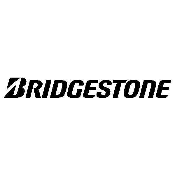 Pegatinas: Logo Bridgestone en Tipograf&iacute;a Negrita