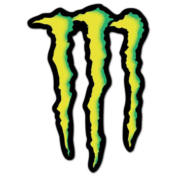 Pegatinas: Logo Monster Energy con Garras