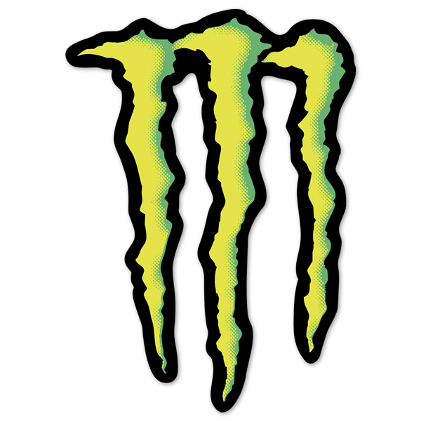 Pegatinas: Logo Monster Energy con Garras