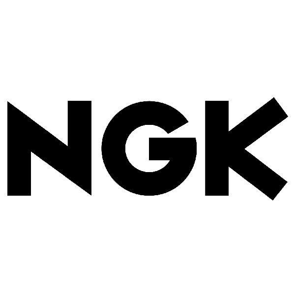 Pegatinas: Logo NGK Minimalista