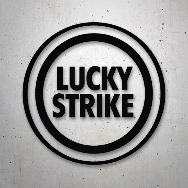 Pegatinas: Lucky Strike Circular 0