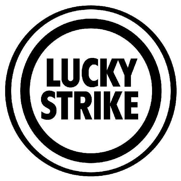 Pegatinas: Lucky Strike Circular