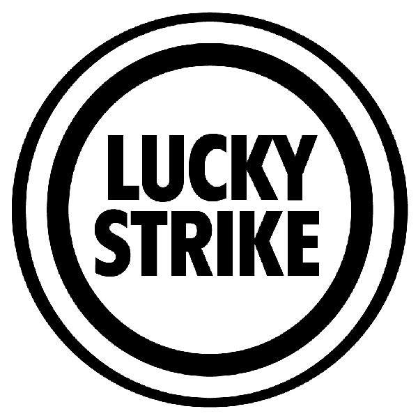 Pegatinas: Lucky Strike Circular