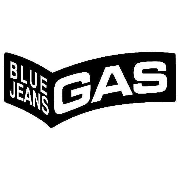 Pegatinas: Gas Blue Jeans