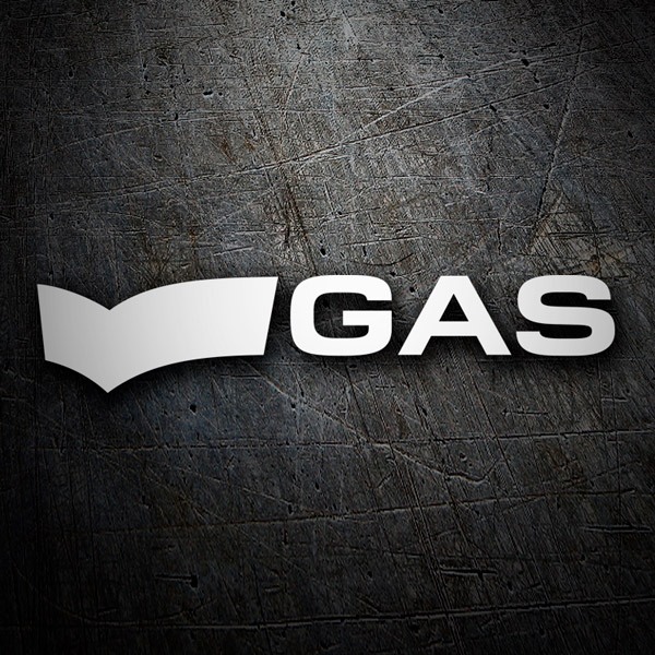 Pegatinas: Gas Blue Jeans Emblema