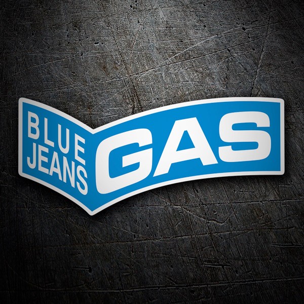 Pegatinas: Gas Blue Jeans 3 1