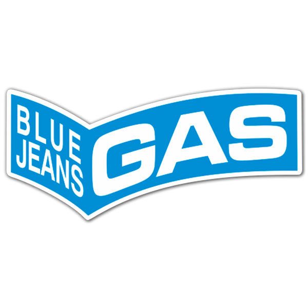 Pegatinas: Gas Blue Jeans 3