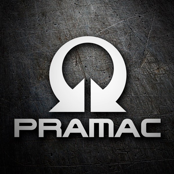 Pegatinas: Logo Pramac