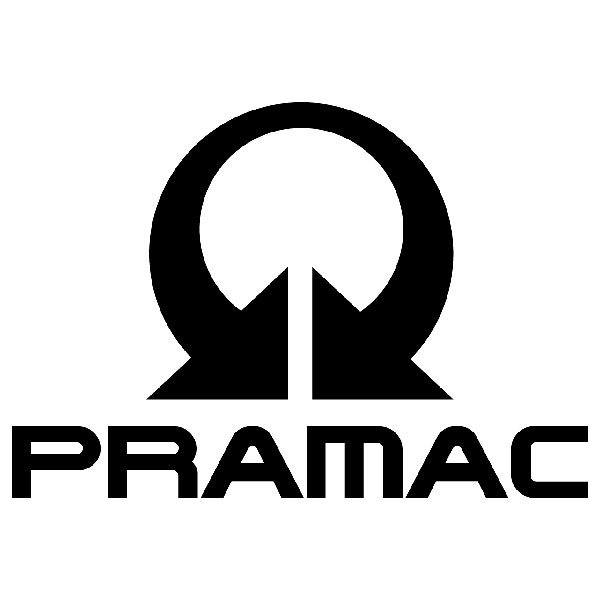 Pegatinas: Logo Pramac