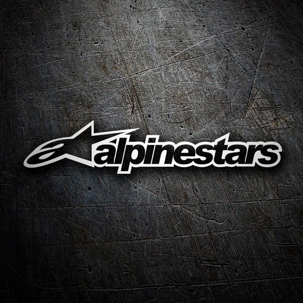 Pegatinas: Alpinestars con Logo Estilizado