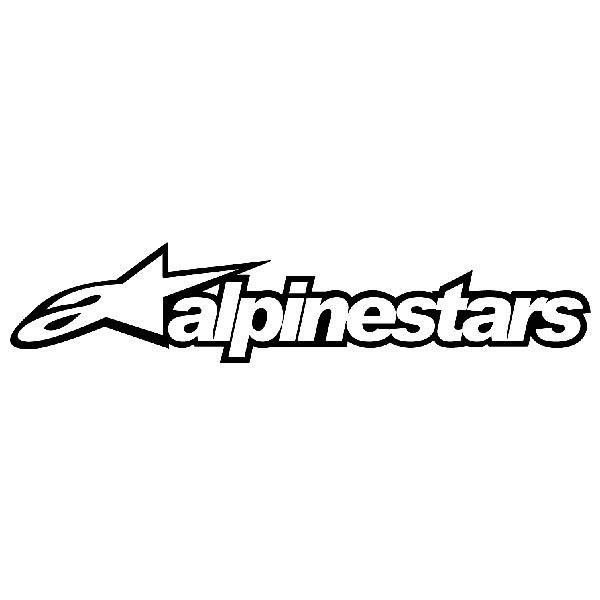 Pegatinas: Alpinestars con Logo Estilizado