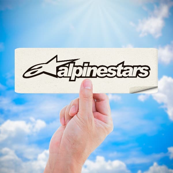 Pegatinas: Alpinestars con Logo Estilizado