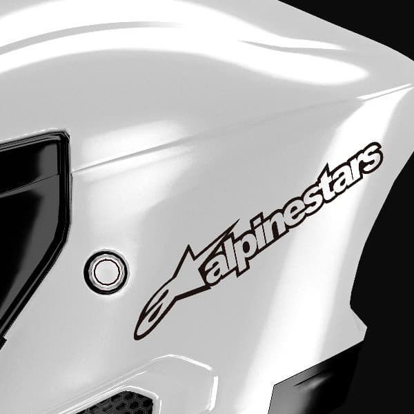 Pegatinas: Alpinestars con Logo Estilizado