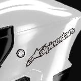 Pegatinas: Alpinestars con Logo Estilizado 5