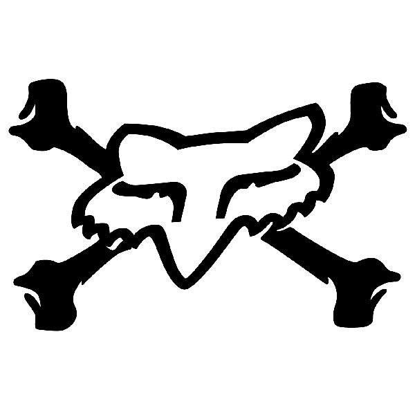 Pegatinas: Logo Fox pirata
