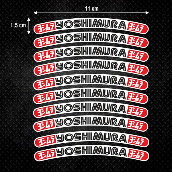 Pegatinas: Yoshimura llanta 10X