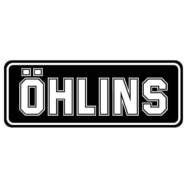 Pegatinas: &Ouml;HLINS con Tipograf&iacute;a Minimalista y Vintage