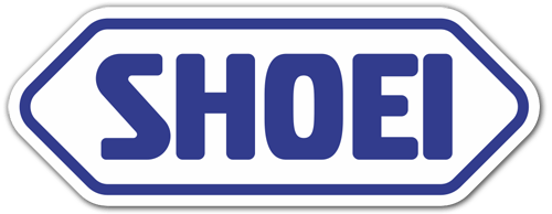 Pegatinas: Shoei 2 azul