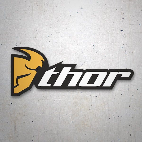 Pegatinas: Thor 3 con Logotipo de Guerrero