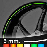 Pegatinas: Bandas llantas reflectantes 3 mm. 3