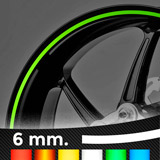 Pegatinas: Bandas llantas reflectantes 6 mm. 3