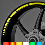 Pegatinas: Bandas llantas Moto GP Style 10 mm. reflectantes 3