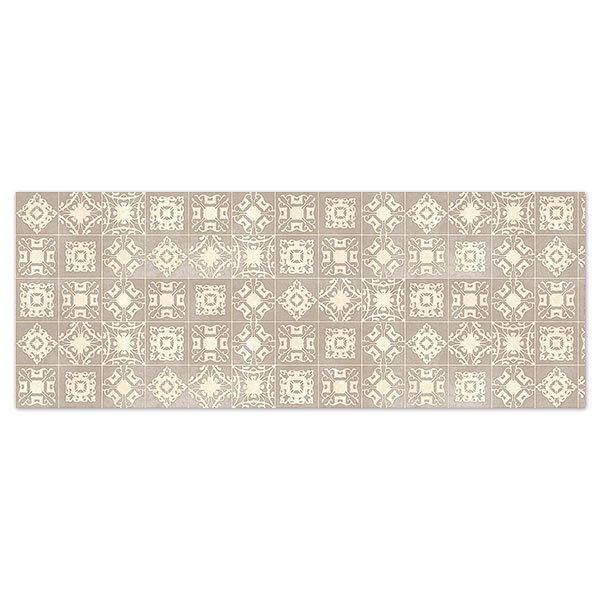 Vinilos Decorativos: Azulejos mosaico avellana