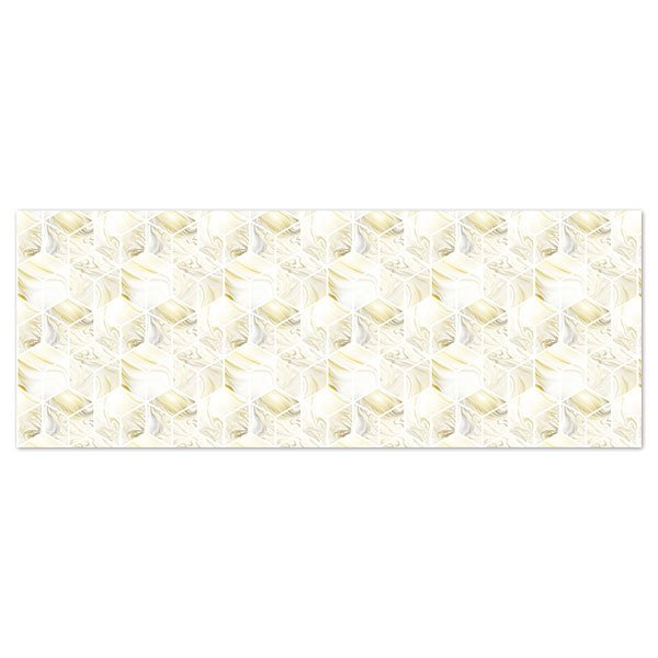 Vinilos Decorativos: Cubos de reflejos dorados