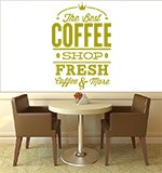 Vinilos Decorativos: The Best Coffee Shop Fresh 3