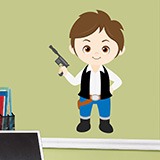 Vinilos Infantiles: Han Solo 3