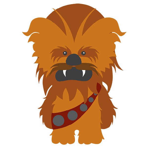 Vinilos Infantiles: Chewbacca