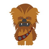 Vinilos Infantiles: Chewbacca 6