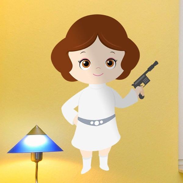 Vinilos Infantiles: Princesa Leia