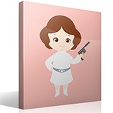 Vinilos Infantiles: Princesa Leia 4