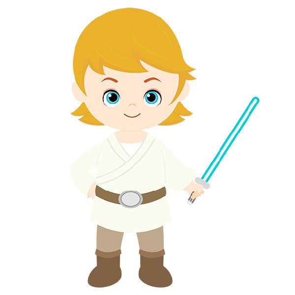 Vinilos Infantiles: Luke Skywalker