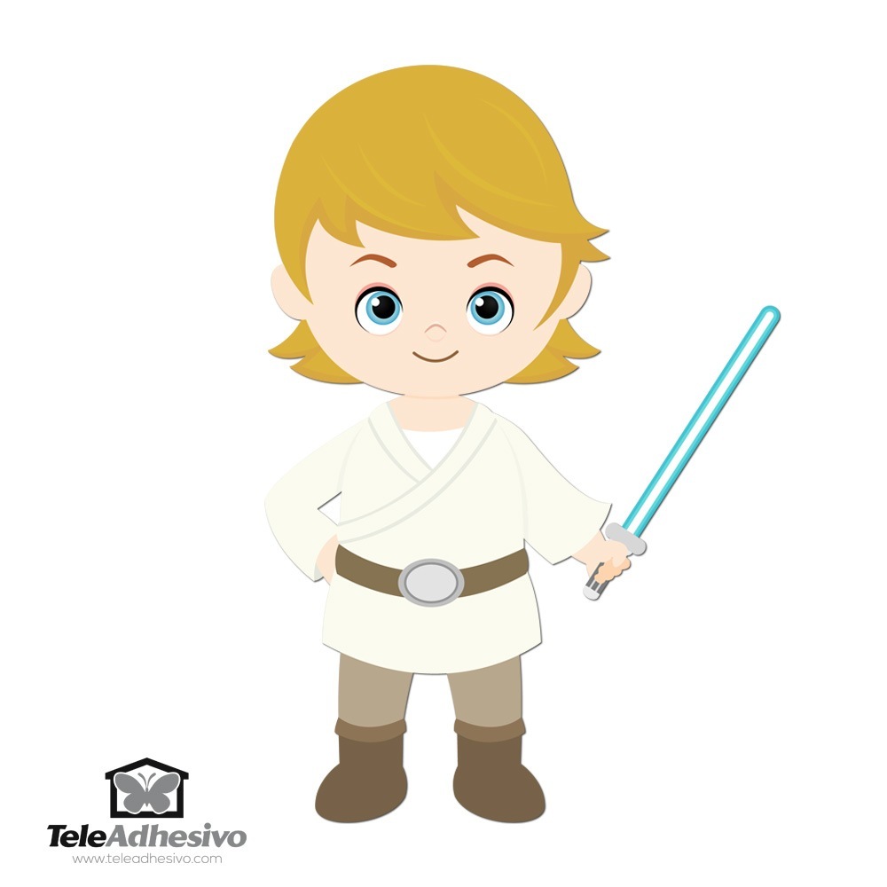 Vinilos Infantiles: Luke Skywalker