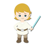 Vinilos Infantiles: Luke Skywalker 6