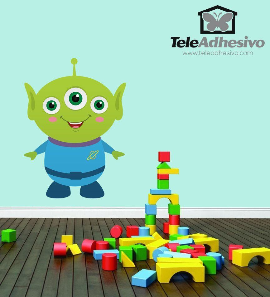 Vinilos Infantiles: Marciano del Pizza Planet, Toy Story