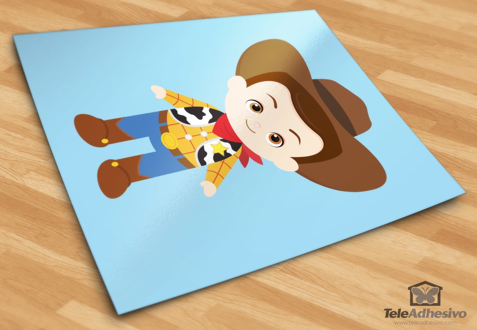 Vinilos Infantiles: Sheriff Woody, Toy Story