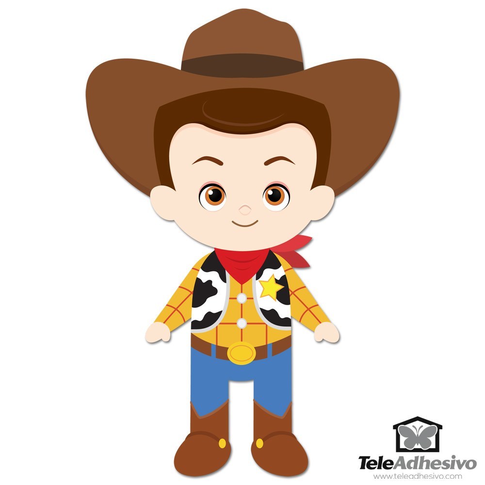 Vinilos Infantiles: Sheriff Woody, Toy Story