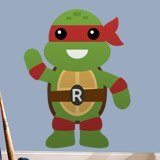 Vinilos Infantiles: Tortuga Ninja Rafhael 3