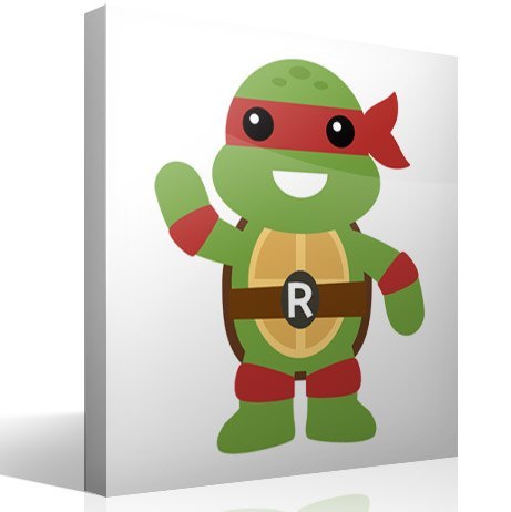 Vinilos Infantiles: Tortuga Ninja Rafhael