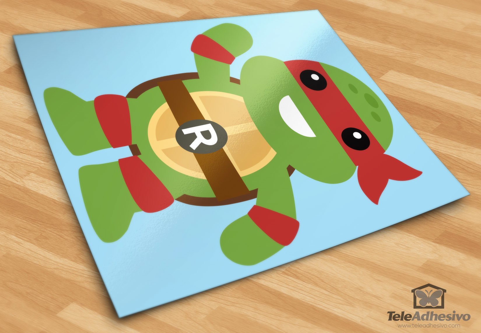 Vinilos Infantiles: Tortuga Ninja Rafhael