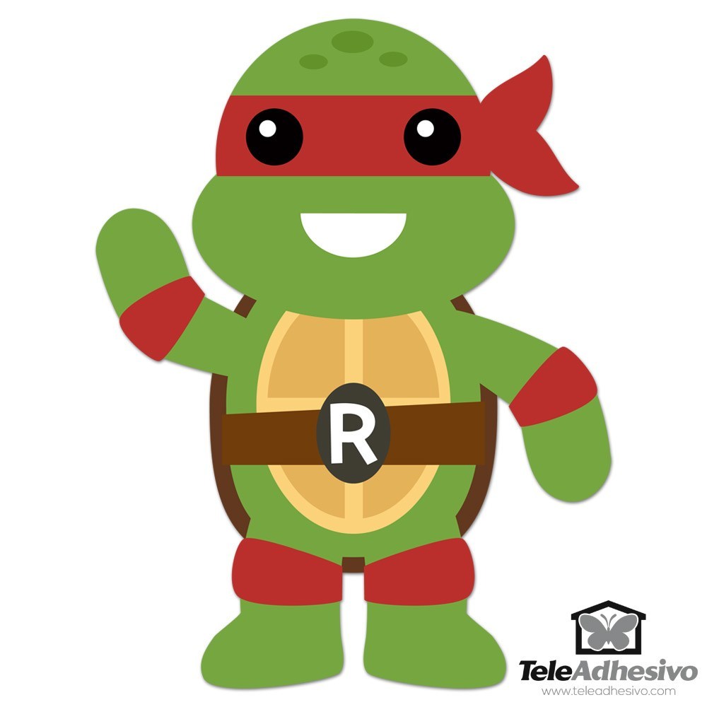 Vinilos Infantiles: Tortuga Ninja Rafhael