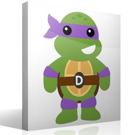 Vinilos Infantiles: Tortuga Ninja Donatello