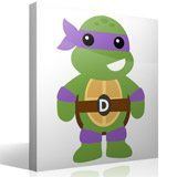 Vinilos Infantiles: Tortuga Ninja Donatello 4