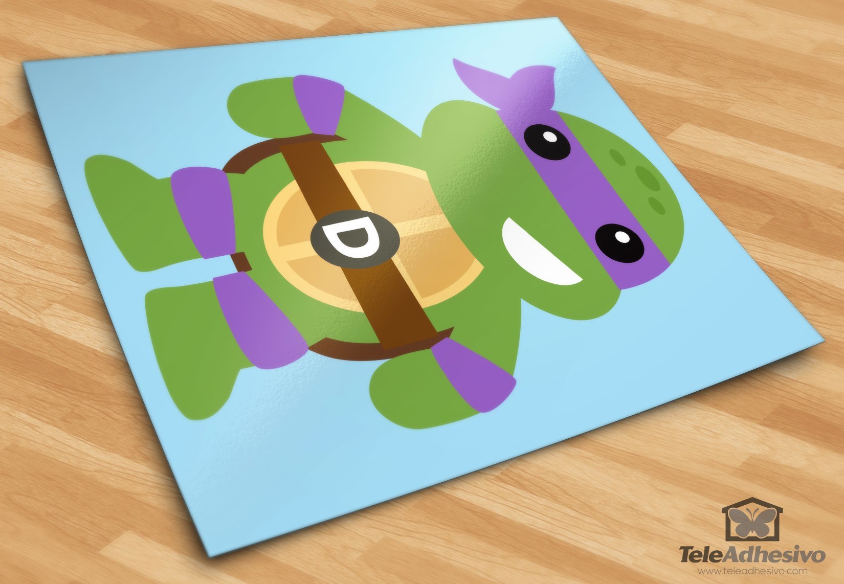 Vinilos Infantiles: Tortuga Ninja Donatello