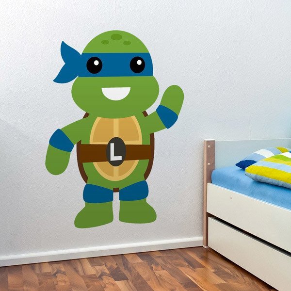 Vinilos Infantiles: Tortuga Ninja Leonardo