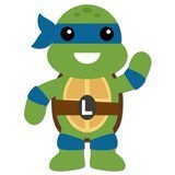 Vinilos Infantiles: Tortuga Ninja Leonardo 6